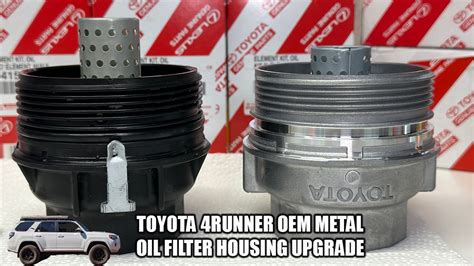 4runner metal oil filter housing|4runner oil filter housing upgrade.